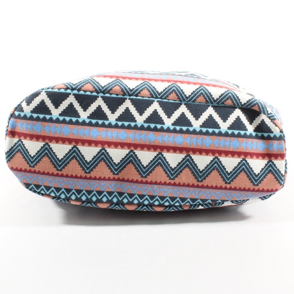 Womens Tote Canvas Printed Rope Handle Bag NEW - Picture 6 of 7